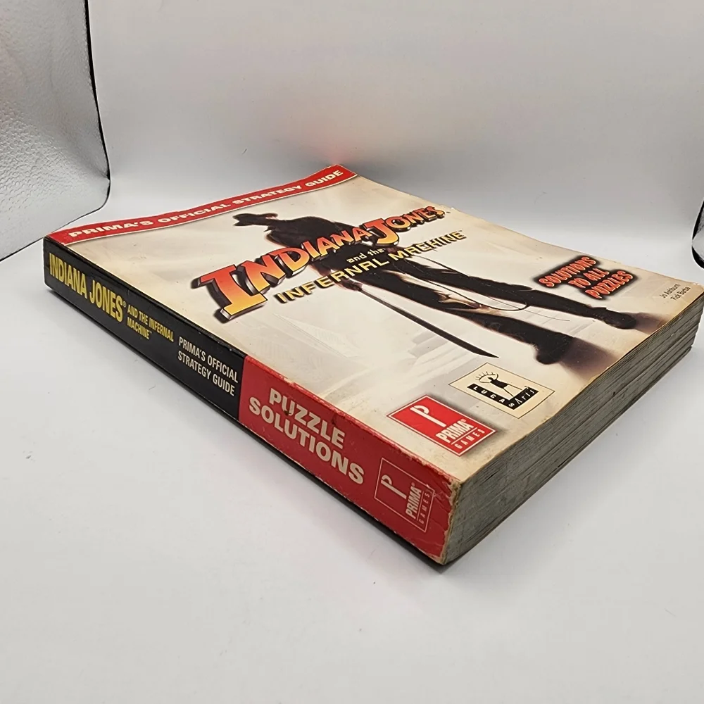 1999 Indiana Jones and the Infernal Machine: Prima's Official Strategy Guide